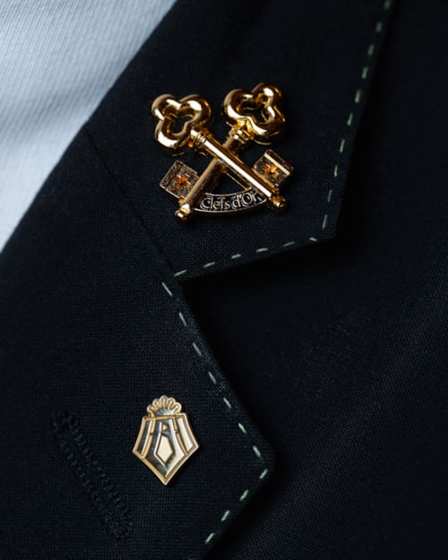 The Golden Keys on a uniform