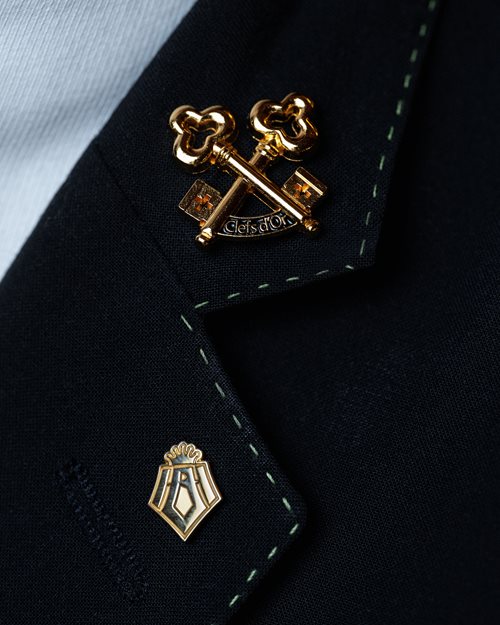 The Golden Keys on a uniform