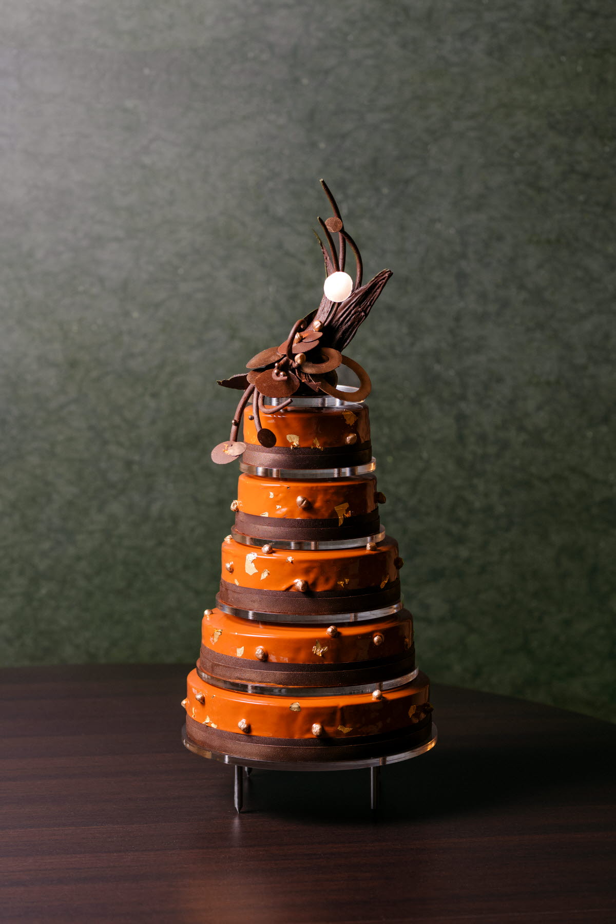 Bryllupskake av sjokolade