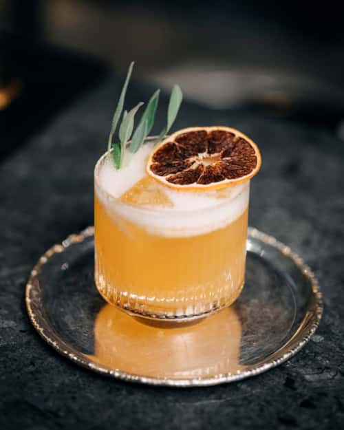 Drink med pynt klar til å nytes