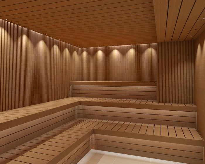 Illustrasjon av Sauna.