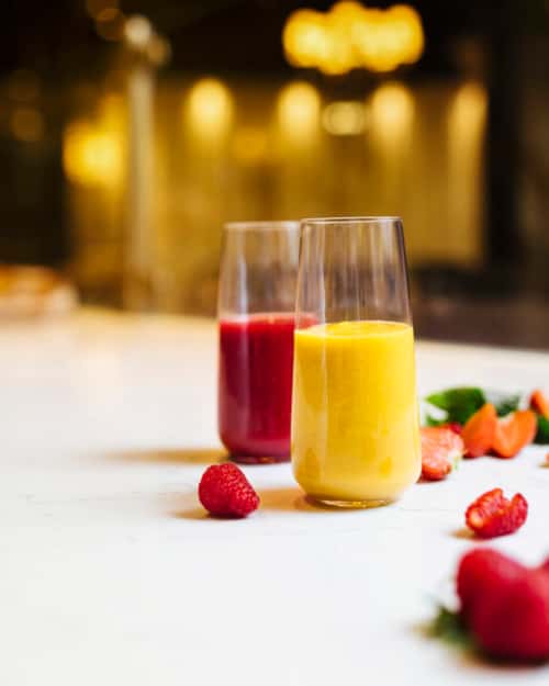 Juice laget av frukt og bær